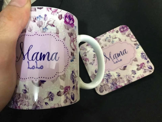 Mom mug + Coaster