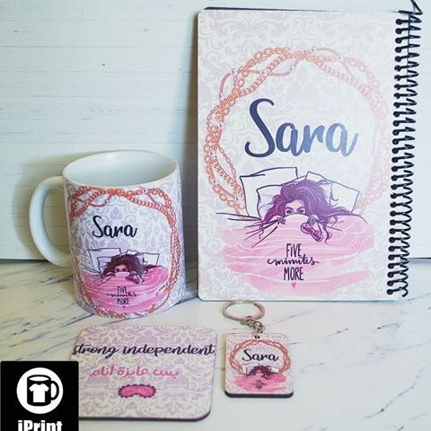 Package (Mug+Notebook +Coaster+key chain)